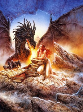 dreams dragon Fantastic Oil Paintings